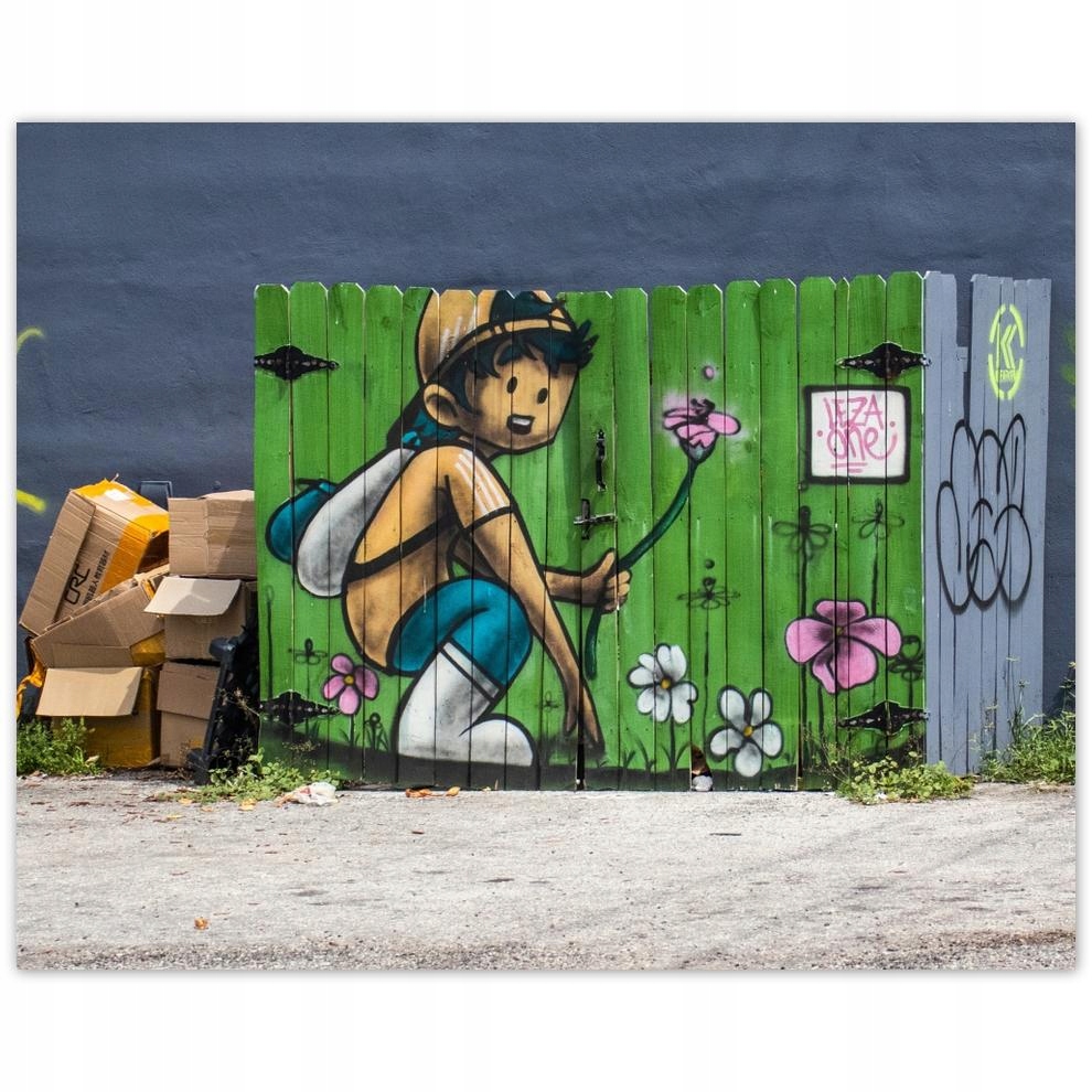 

Plakat 50x40 Graffiti Sztuka uliczna