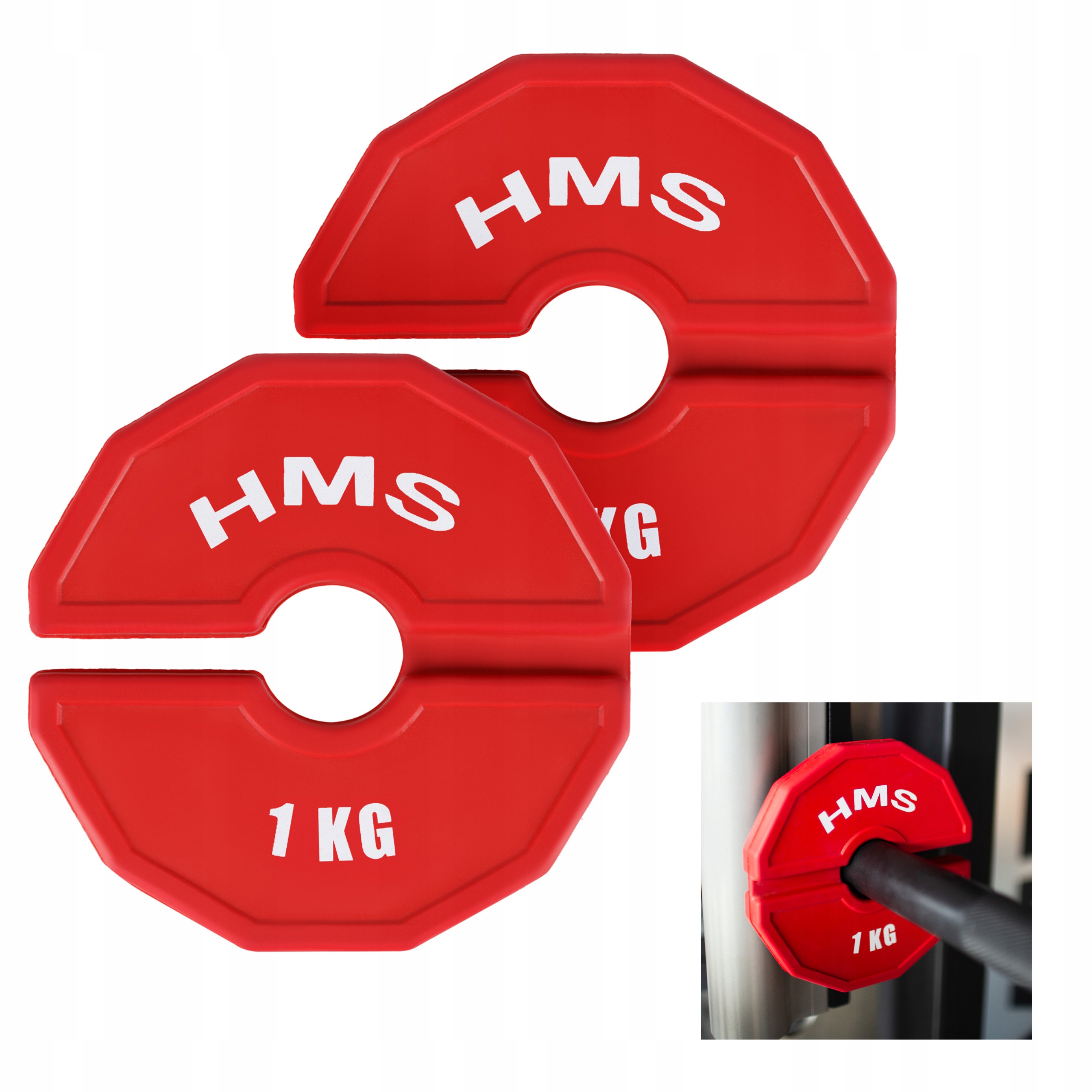 Sada progresivních talířů Hms 2x1 kg Mikro Závaží pro činky Osa