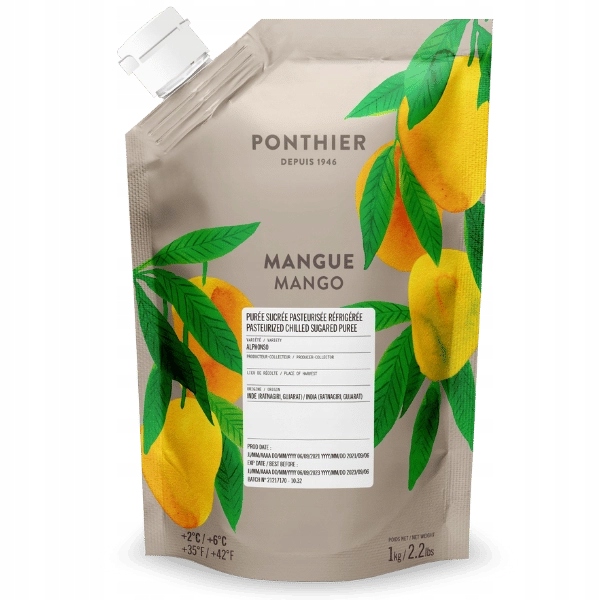 Levně Pyré Mango Ponthier 1 kg