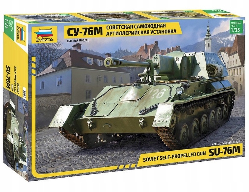 1:35 Sovětské samohybné dělo Su-76