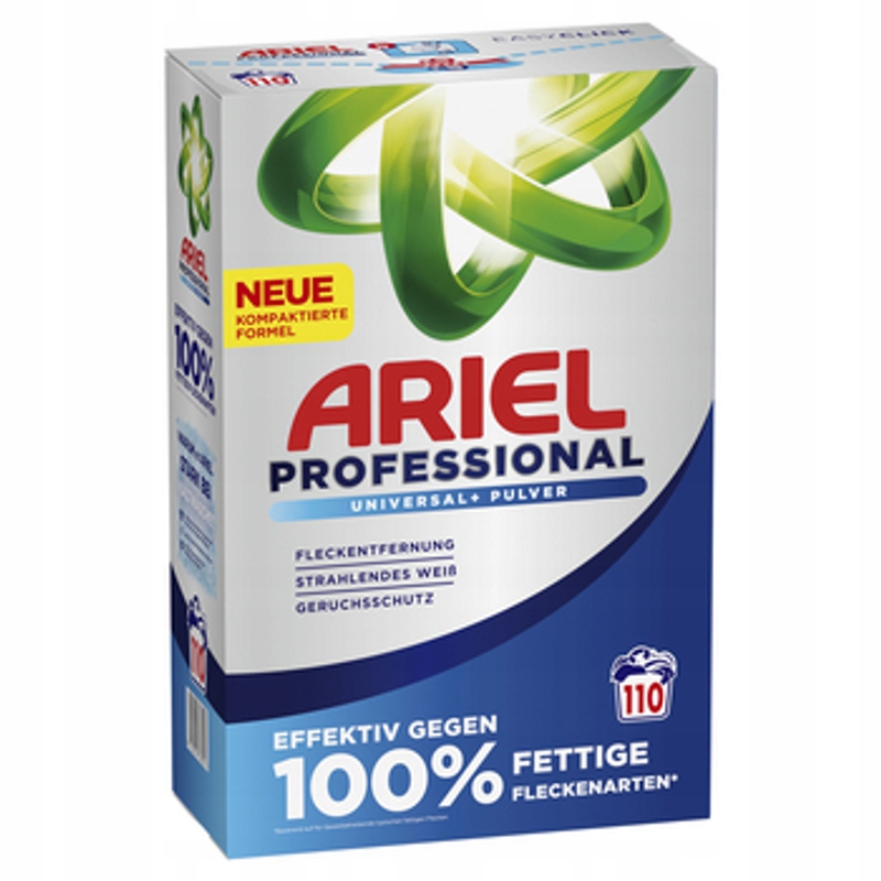 Levně Ariel Professional Prací prášek Universal+, 110 praní, 6,05 kg