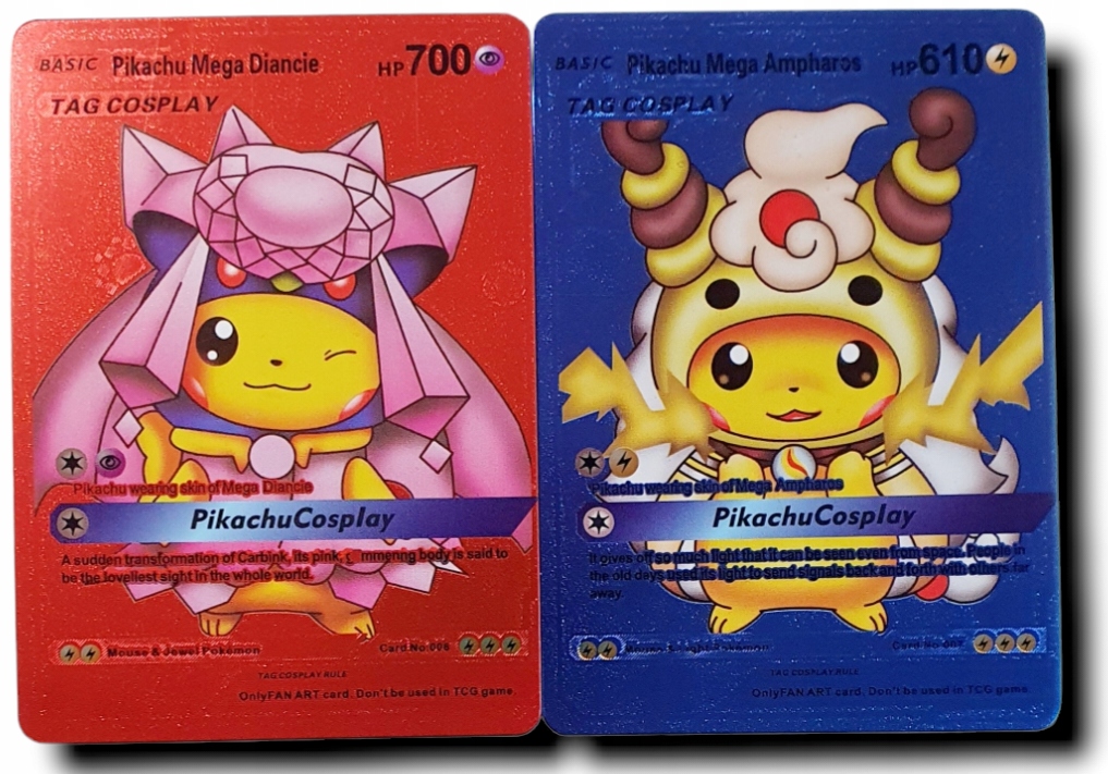 KARTY POKEMON KOLOROWE 55st WODOODPORNE KOLEKCJONE Wydawca inny