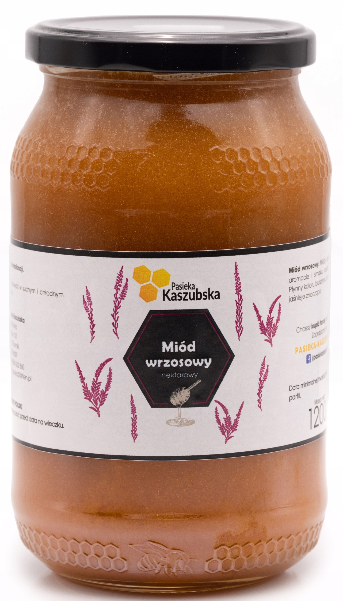 Vřesový Med 1,2 kg 2026 Pasieka Kaszubska Medový Král
