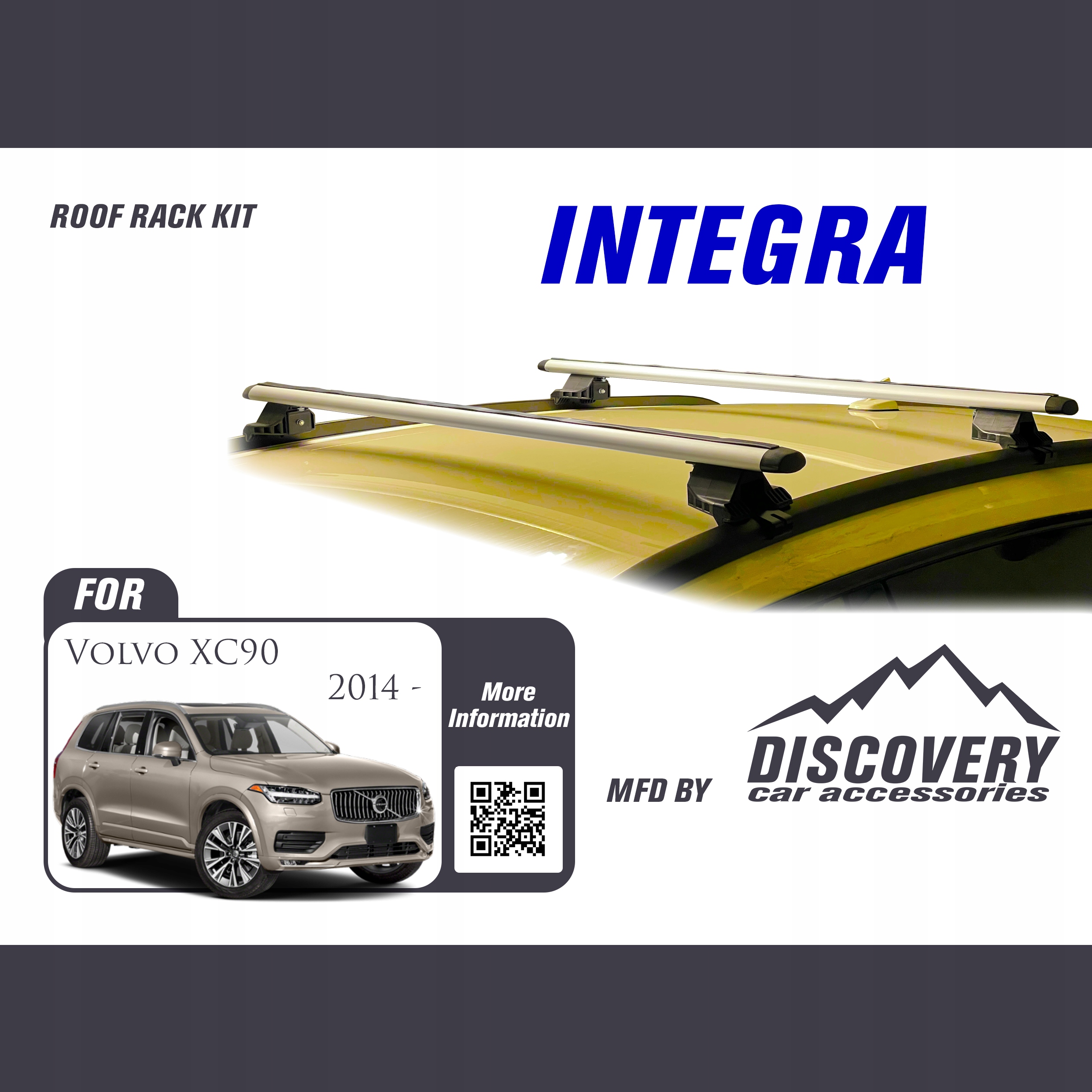 Strešný nosič Int L pre relingy Volvo XC90