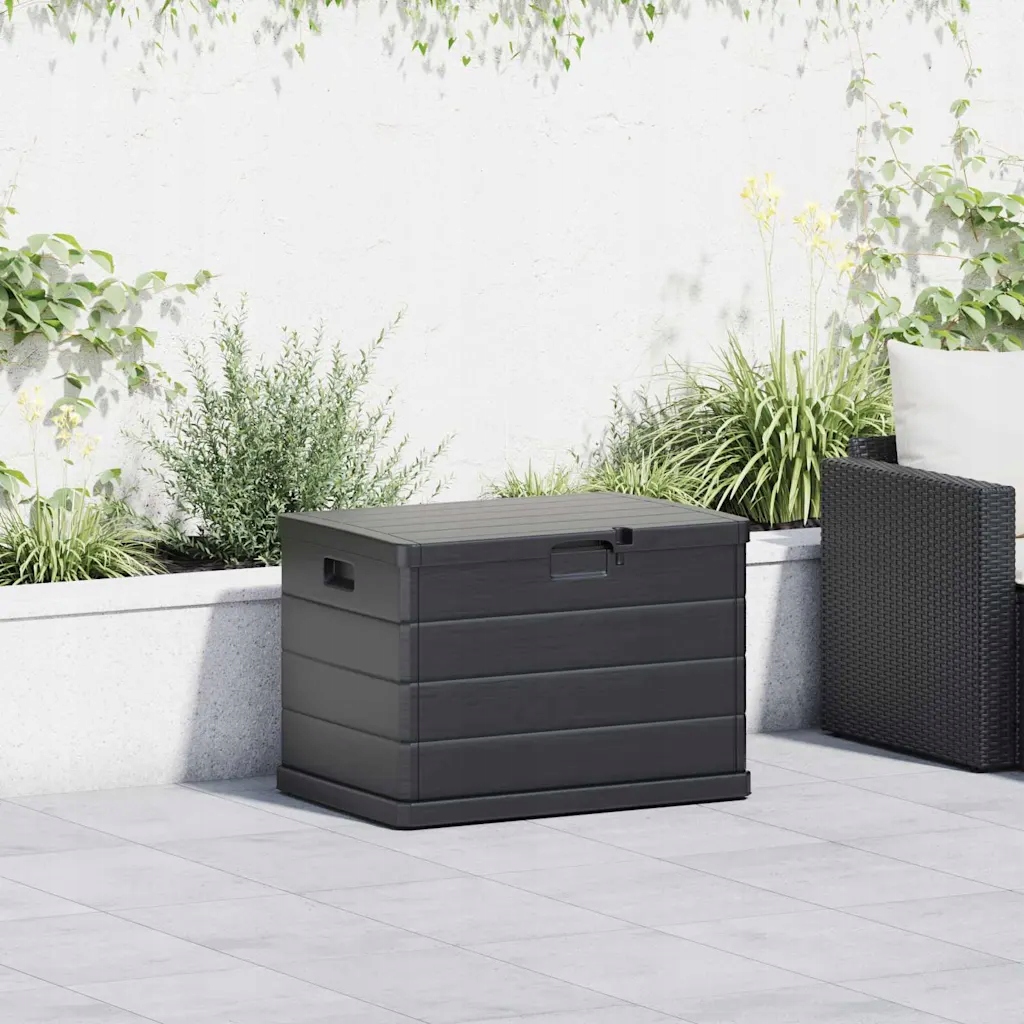 Venkovní úložný box, antracitový, 170L, 77,5x54,5x53cm