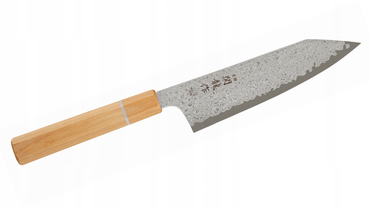 Kuchynský Nôž Sekiryu Mokuzai Kiritsuke 180 mm, oceľový, drevený