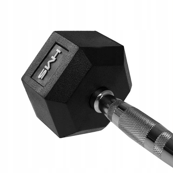 HEX hantla STALOWA GUMOWANA 37,5kg do treningu HMS EAN (GTIN) 5907695518191