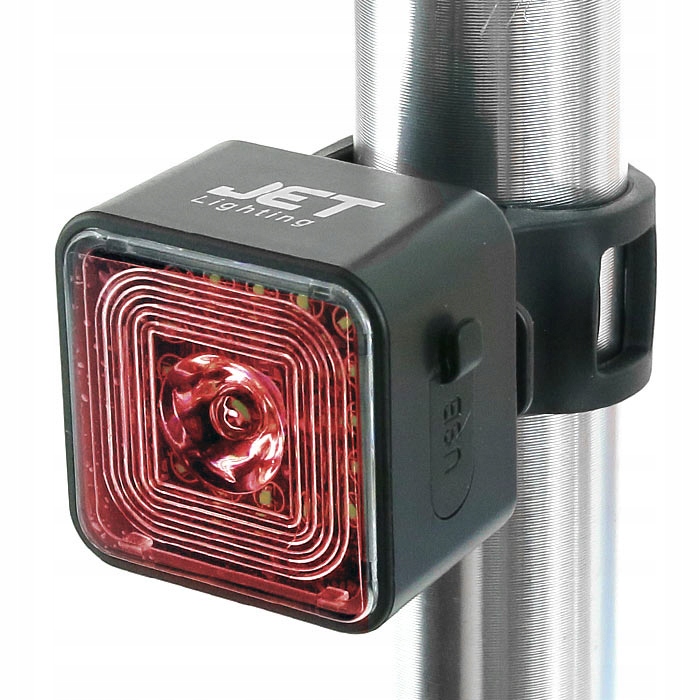 

Lampka rowerowa tylna na tył Led Usb 120lm Cube