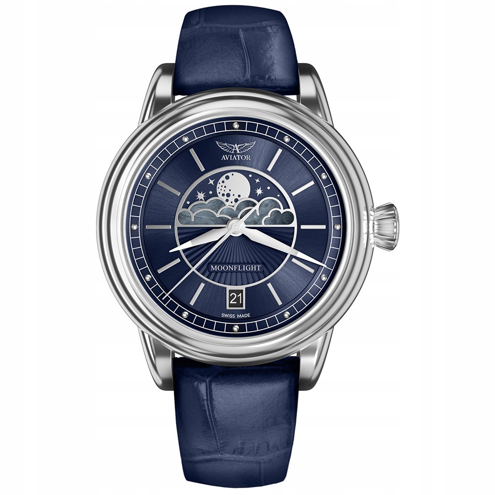 Dámské hodinky Aviator V.1.33.0.255.4 modré