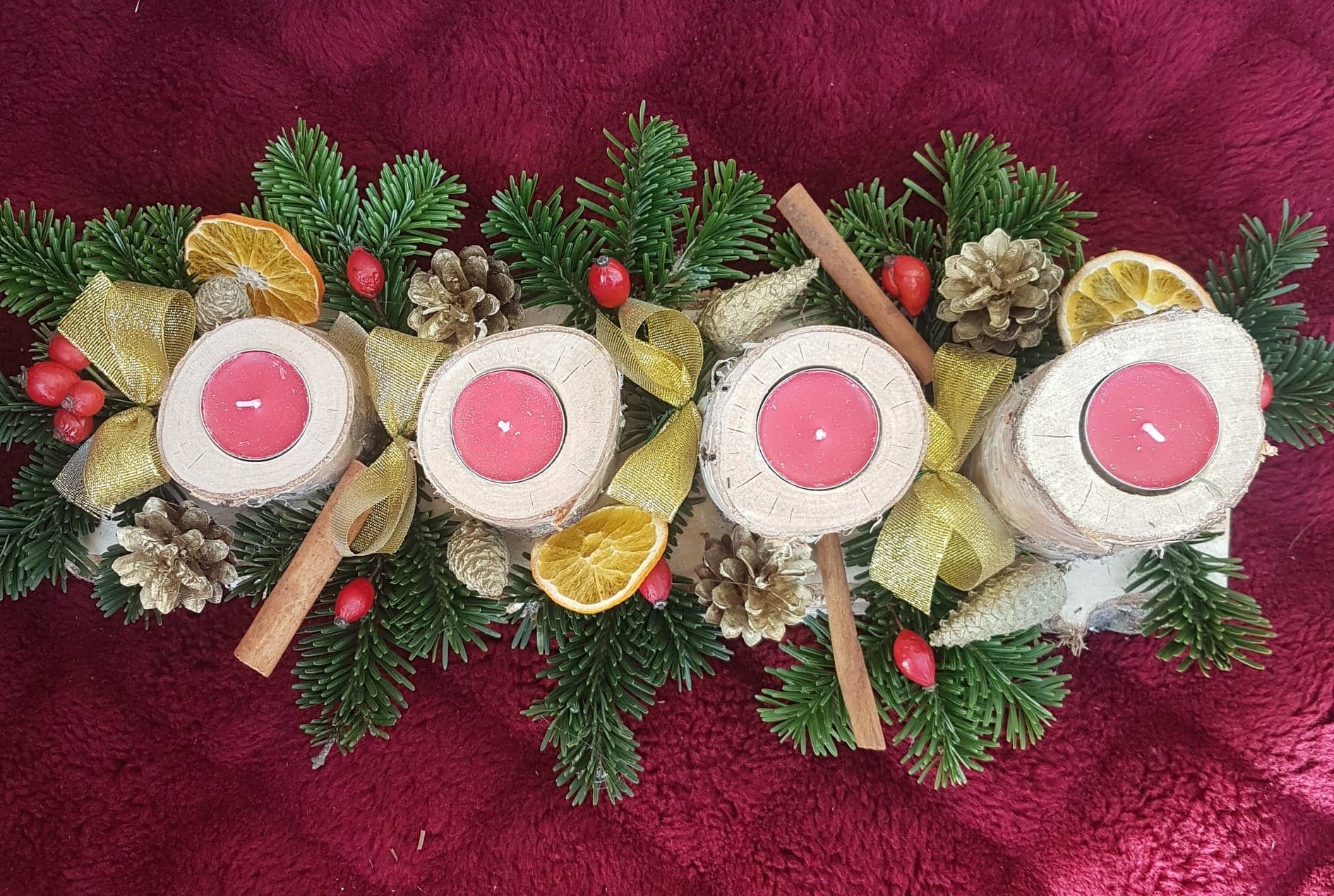 STROIK ŚWIĄTECZNY, ZŁOTY, BOŻE NARODZENIE, ADWENT Marka inna