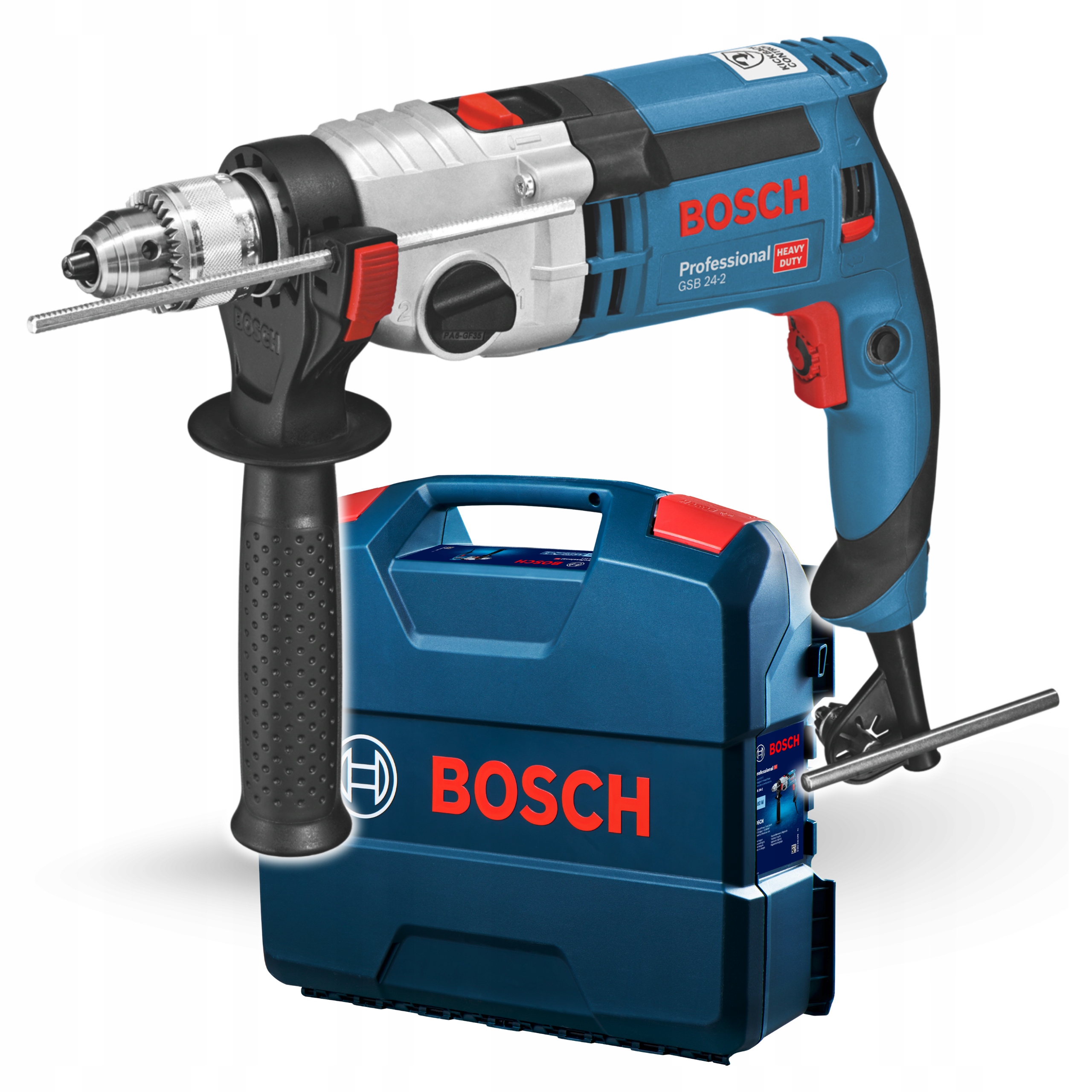 Bosch Professional Gsb 24-2 Wiertarka udarowa 1100W 060119C801