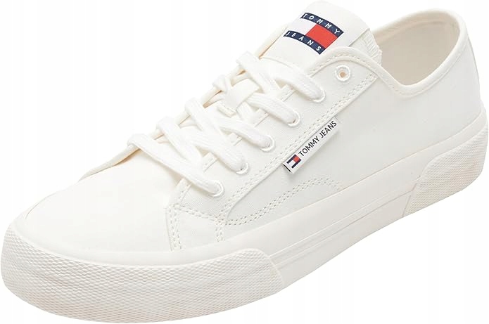 Tommy Hilfiger Džínové Tenisky Název Šněrovací Tkanina Nízké Bílé 43