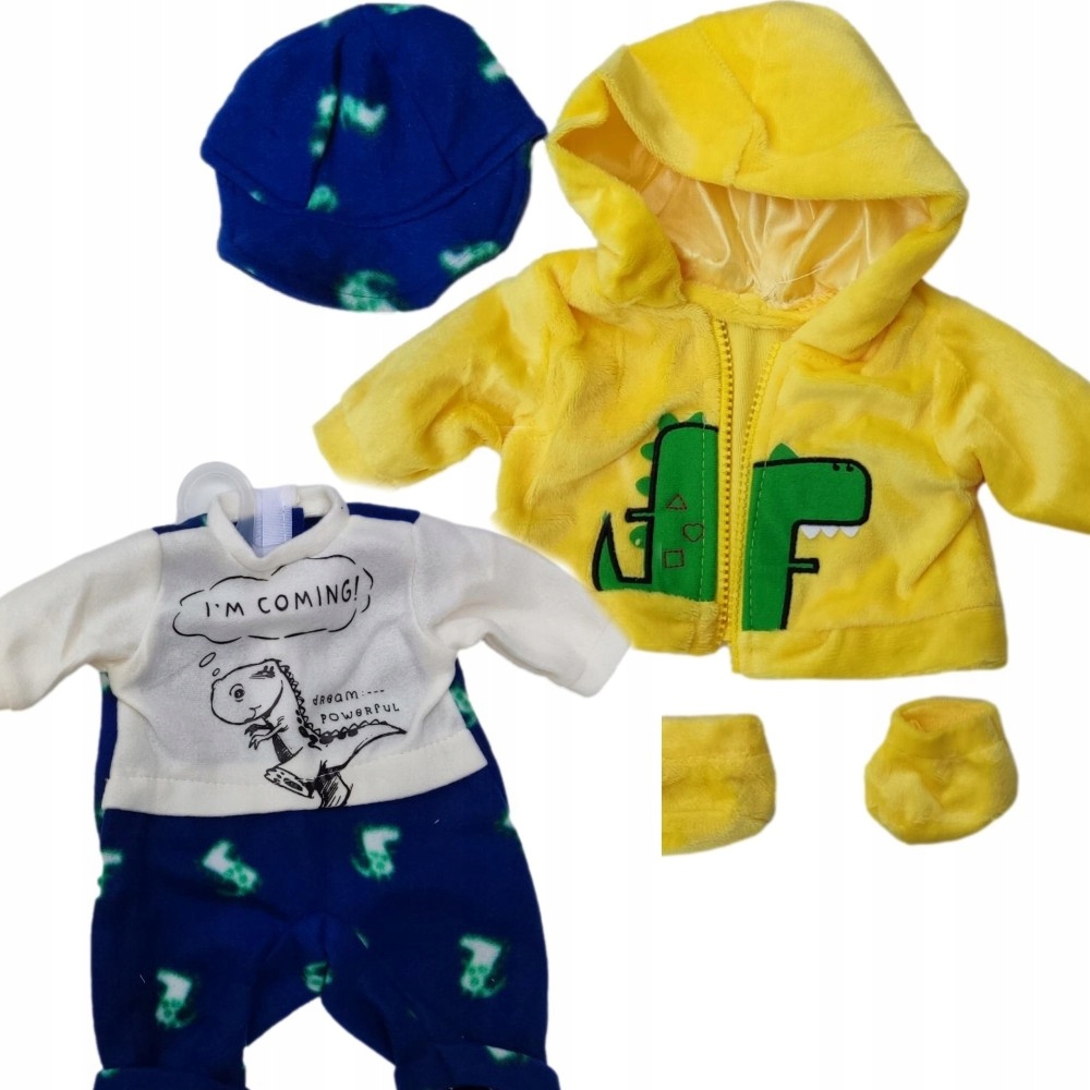 

Ubranko Dla Chłopca Bobasa 45CM Kurteczka Czapka