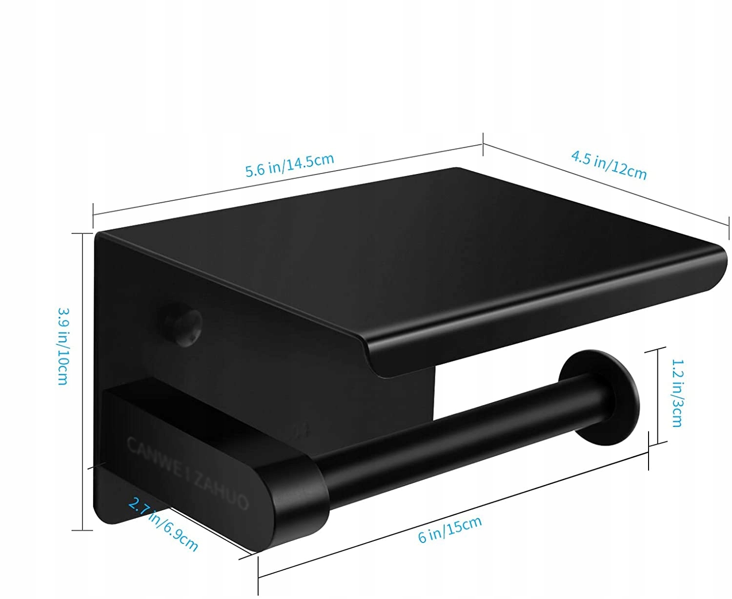 Uchwyt wieszak papier toaletowy STAL MAT LOFT Rodzaj ścienne