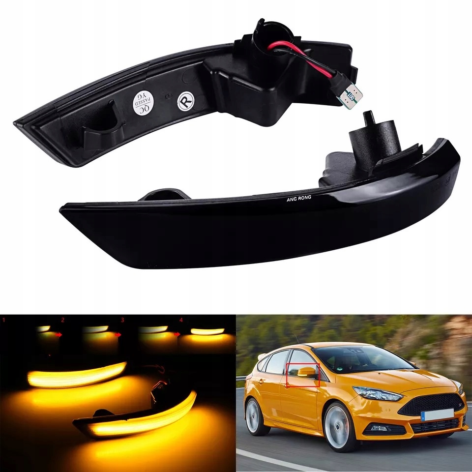 MIGACZE KIERUNKI LUSTEREK DYNAMICZNE LED FOCUS MK2 MK3 MONDEO MK4