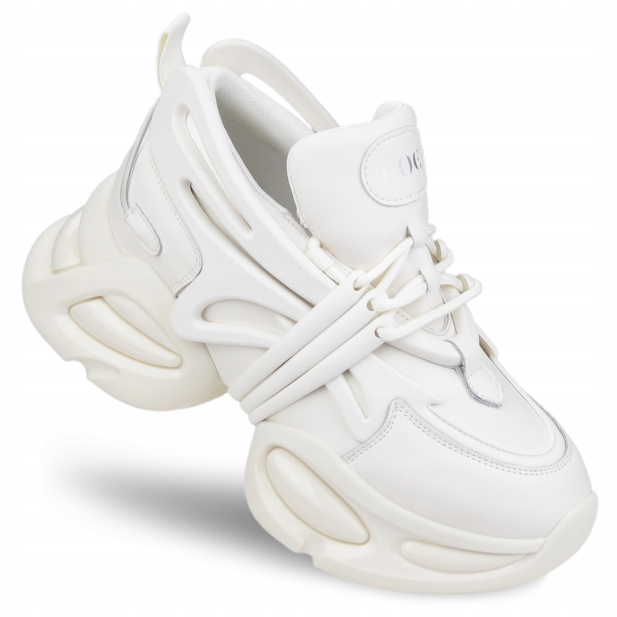 Buty damskie sportowe Sneakersy Goe skórzane na jesień wiosnę OO2N4027 38