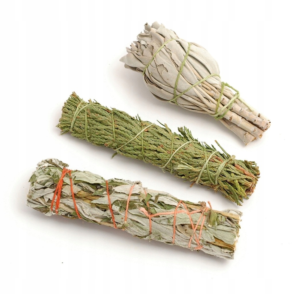 

Biała szałwia, cedr, bylica zestaw oczyszczający