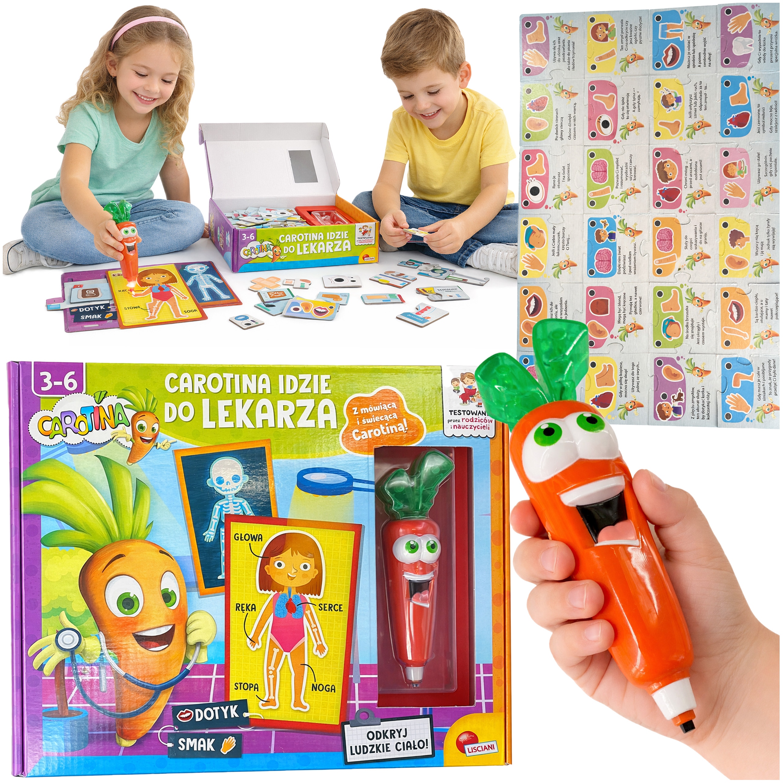 Edukacyjna Zabawka Dla Dziecka Wspomaga Rozwój Carotina Idzie Do Lekarza