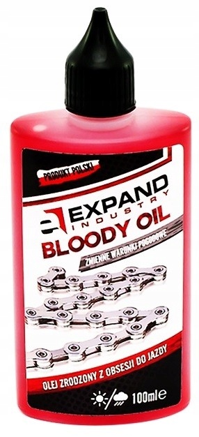Olej do łańcucha napędu uniwersalny smar łańcuchowy 100 ml Blood roweru