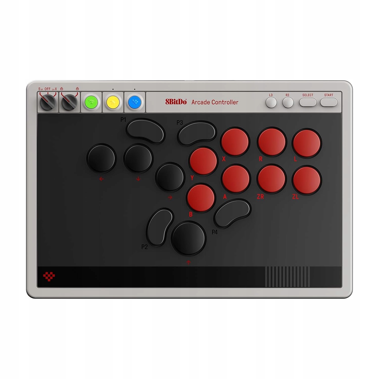 8BitDo Arcade Controller pro Switch a Pc Bezdrátový 2.4G, Programovatelný