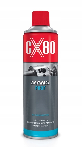 CX80 CX80 Zmywacz Prof Czyści i odtłuszcza szeroką gamę powierzchni 500ml