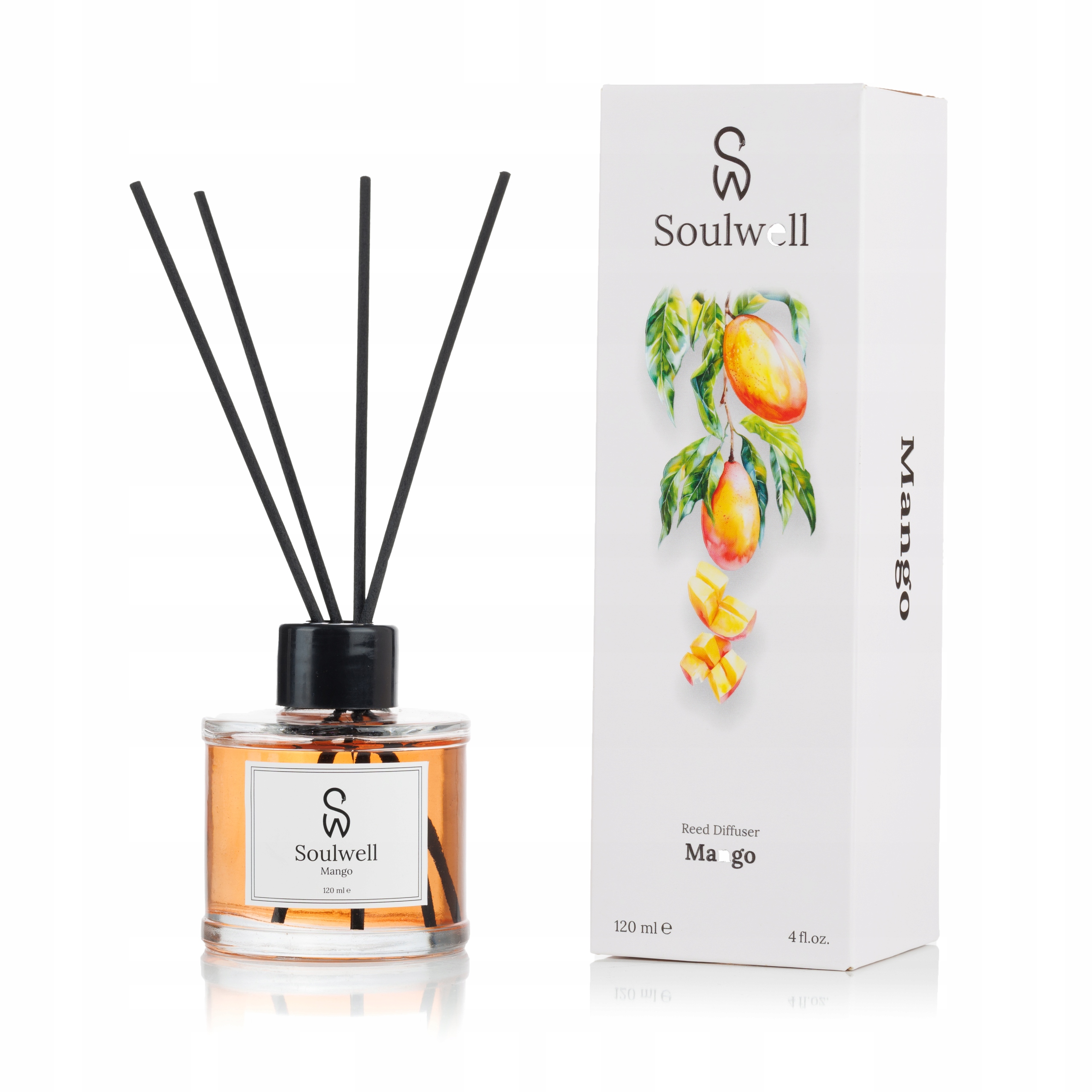Mango SOULWELL ZAPACHY DO DOMU PATYCZKI 120ml