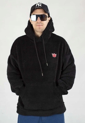 Bluza Jigga Wear Z Kapturem Teddy czarna