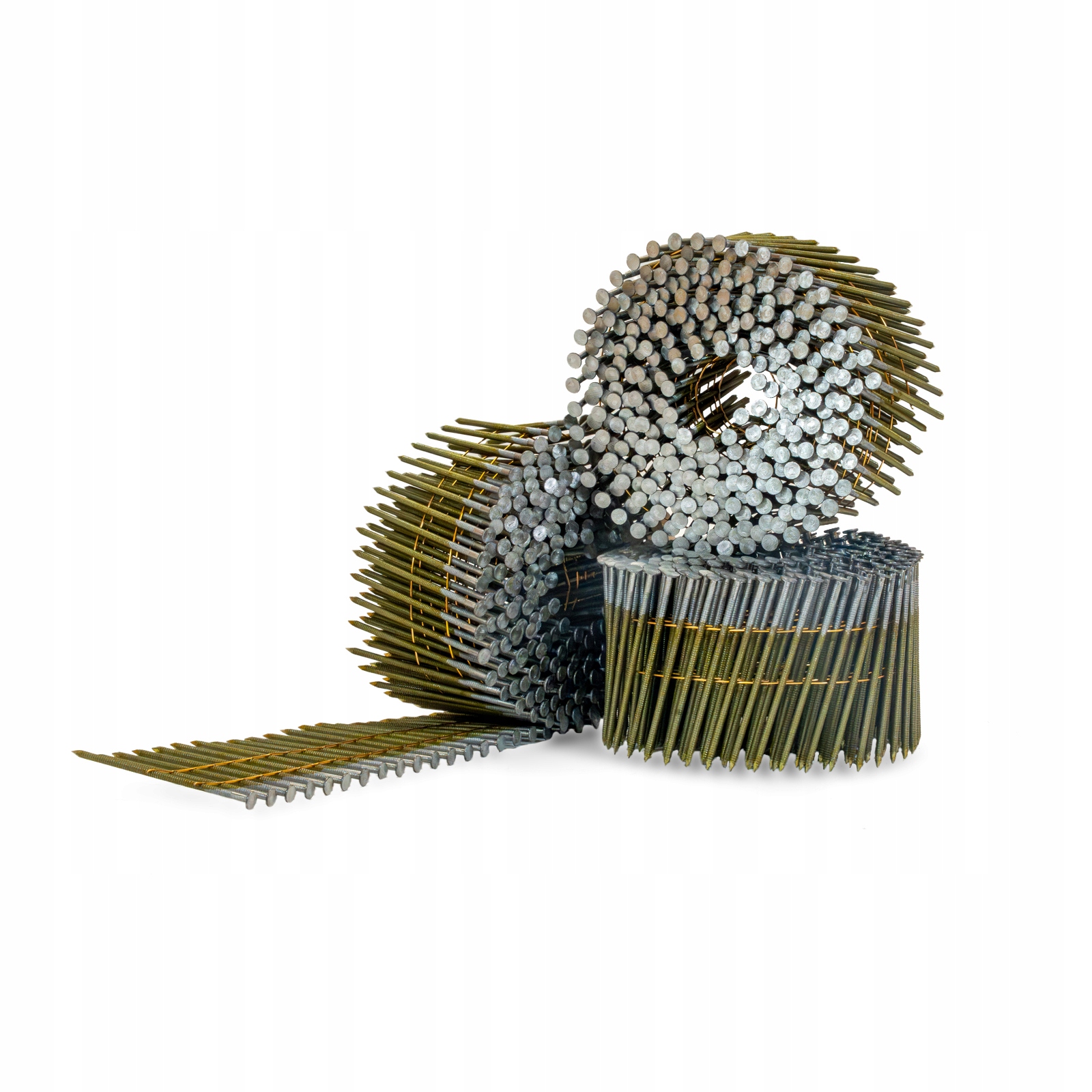 Hřebíky do bubnové hřebíkovačky 2.5/70 Bk Ri 16° koletované Cnw pro hřebíkovačky 7200 ks