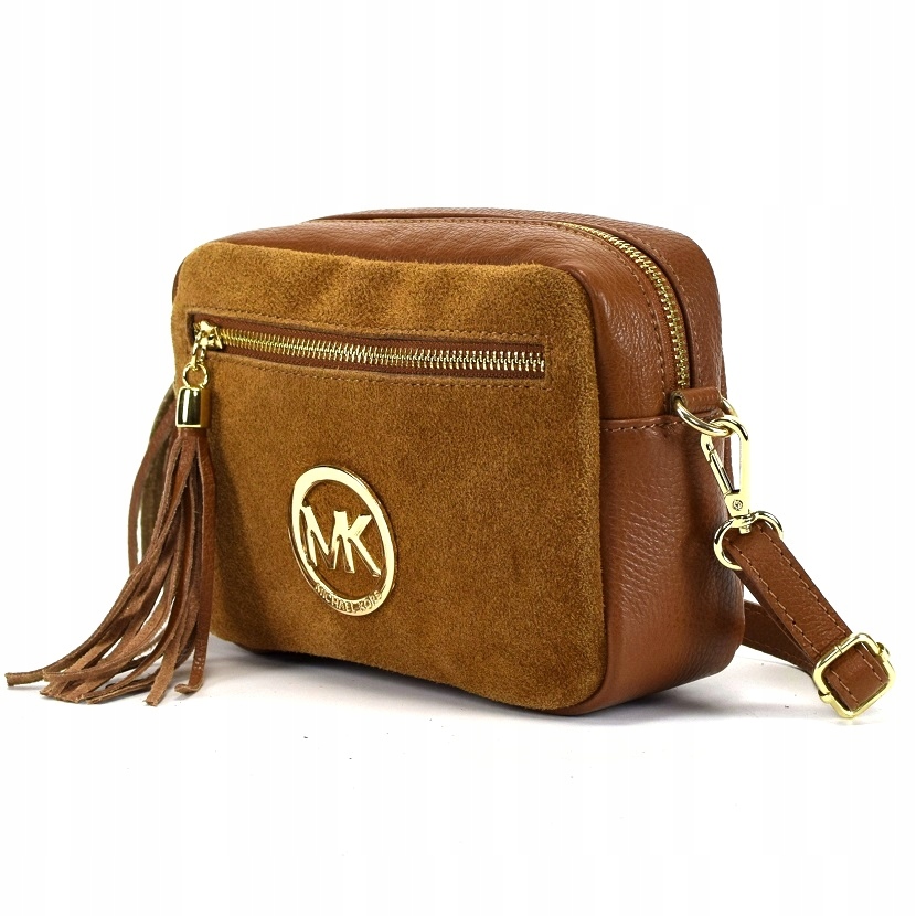 TOREBKA LISTONOSZKA SKÓRA NAT. CAMEL 700B Marka bez marki