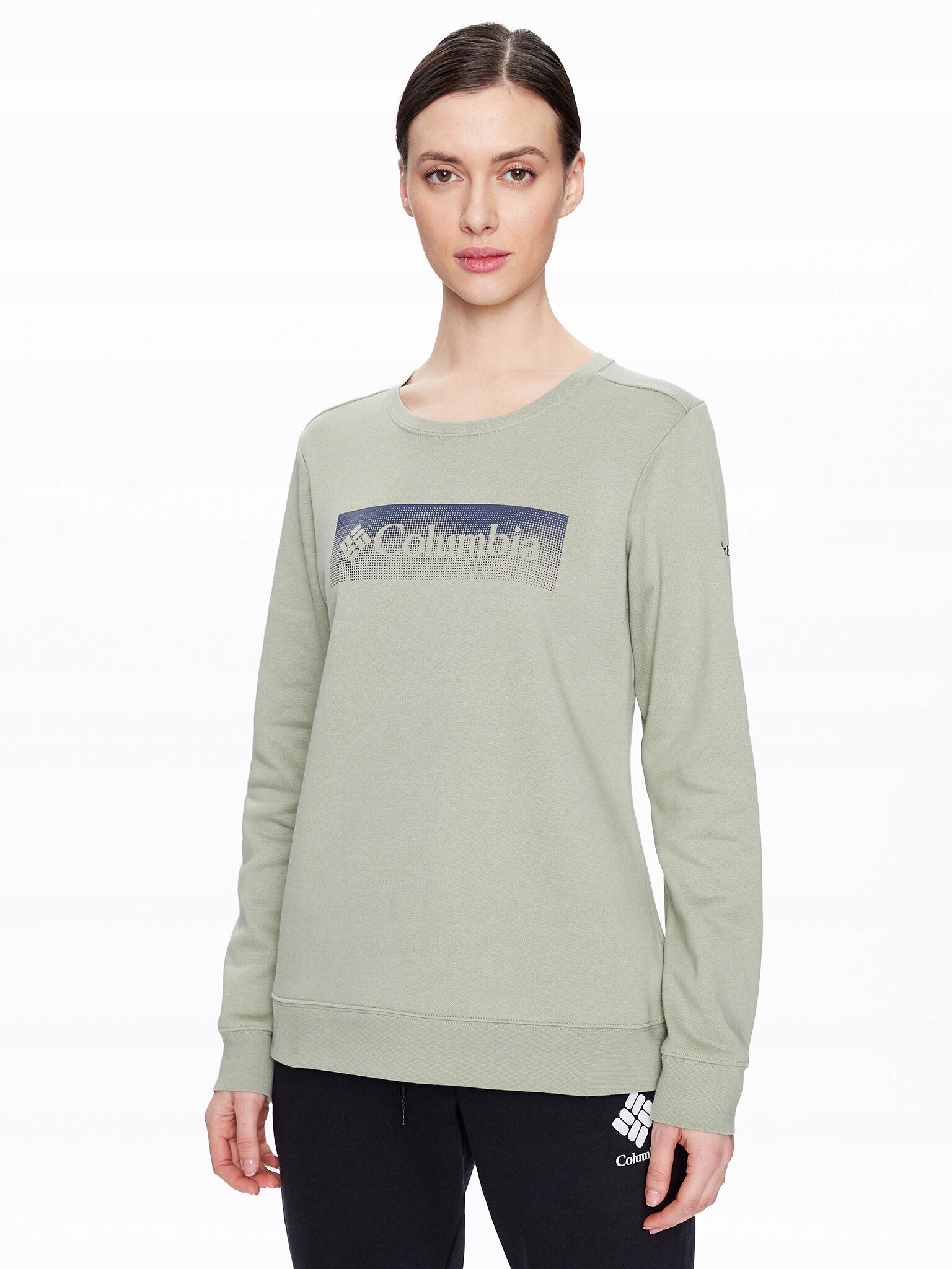 Columbia Bluza Logo II 2032891 Zielony Regular Fit