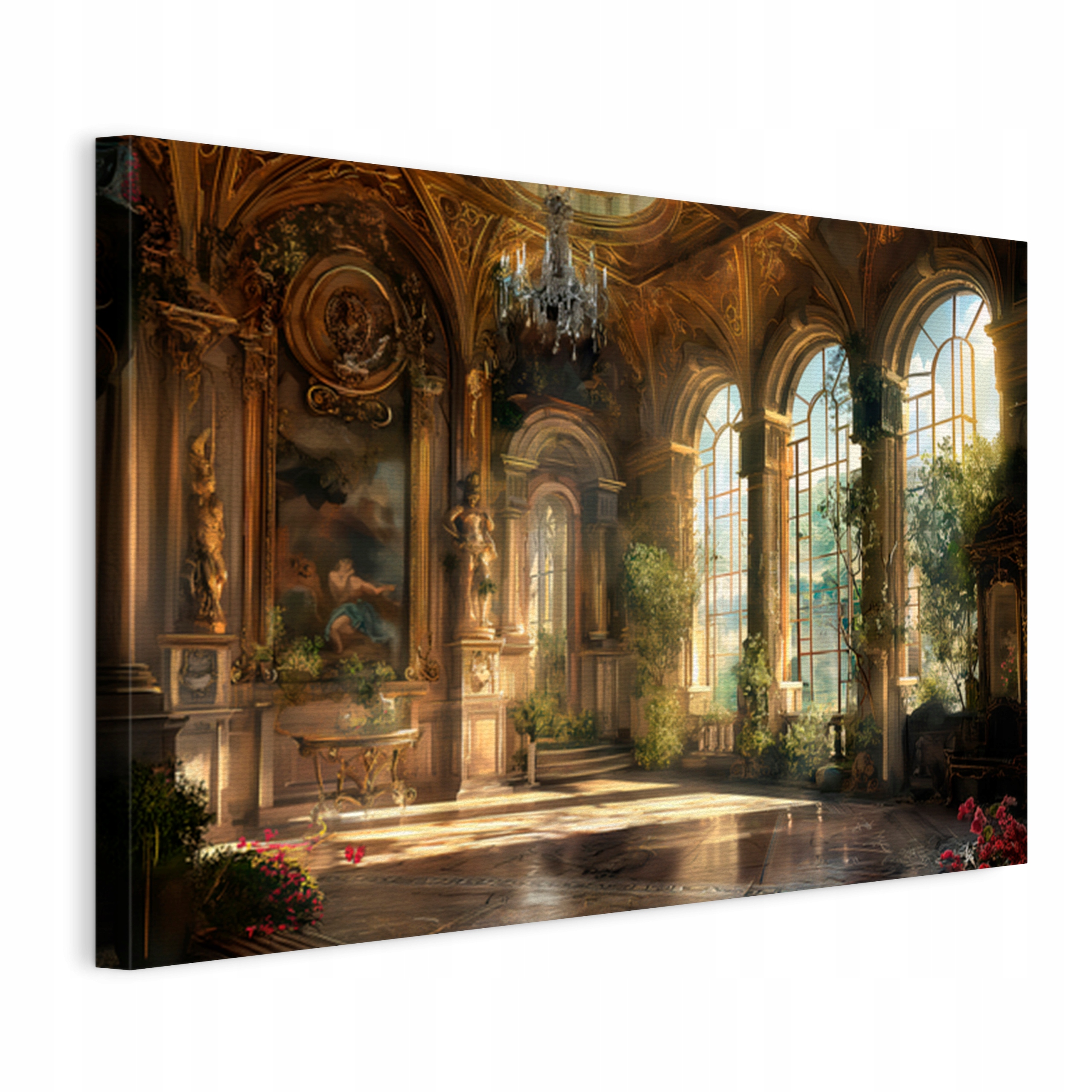 Obraz na plátně Palác Okna Sloupy Neoklasicismus do obývacího pokoje Ložnice 90x60
