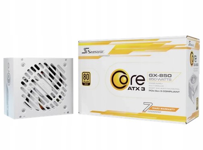 Seasonic Core GX-850 3 2024 White 850W SRP-CGX851-A5A32SF-W