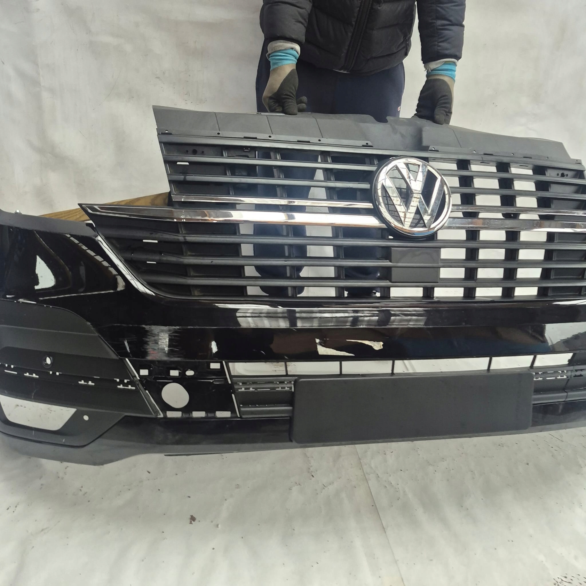 VW T6.1 T6 LIFT 19-24 bumper front front grill 7LA807221A