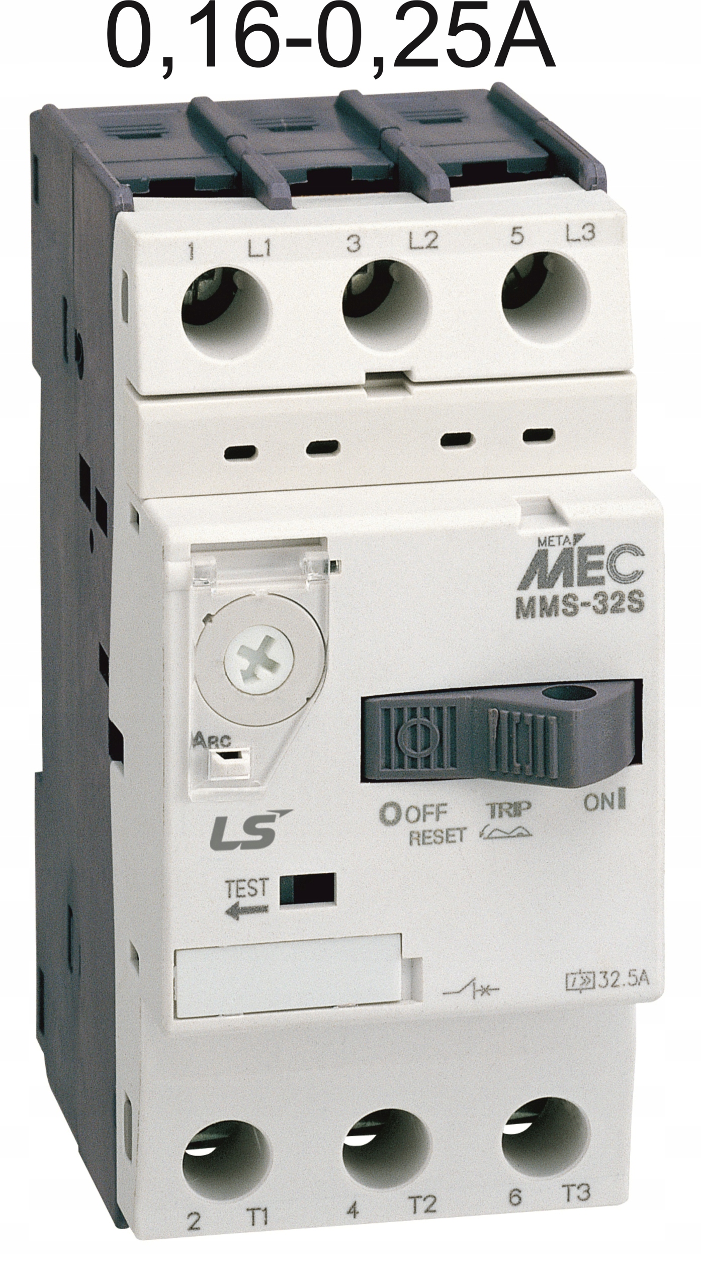 Motorový spínač MMS-32S 0,25A