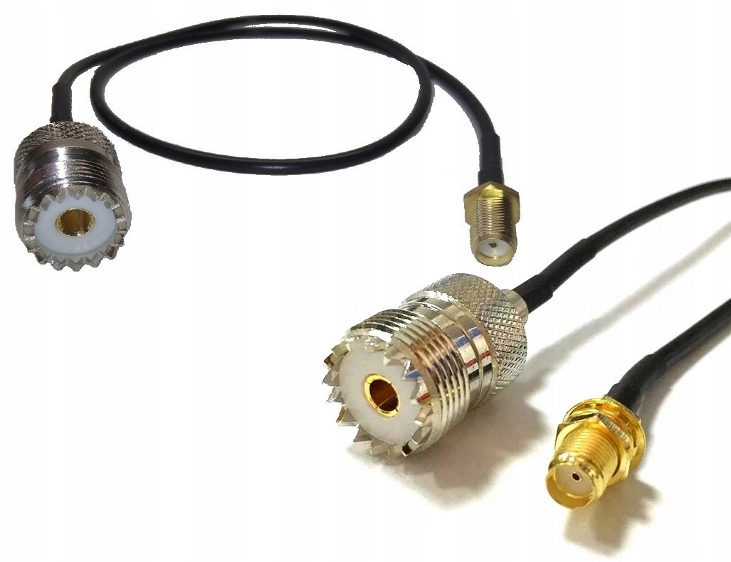 

Adapter SMA-F/UC-1 przejściówka Baofeng UV5R UV82