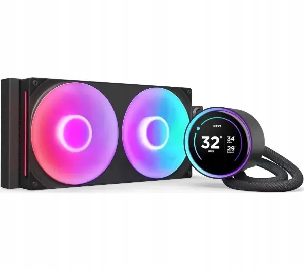 Vodné chladenie Nzxt Kraken Elite 280 Rgb V2 LCD čierne