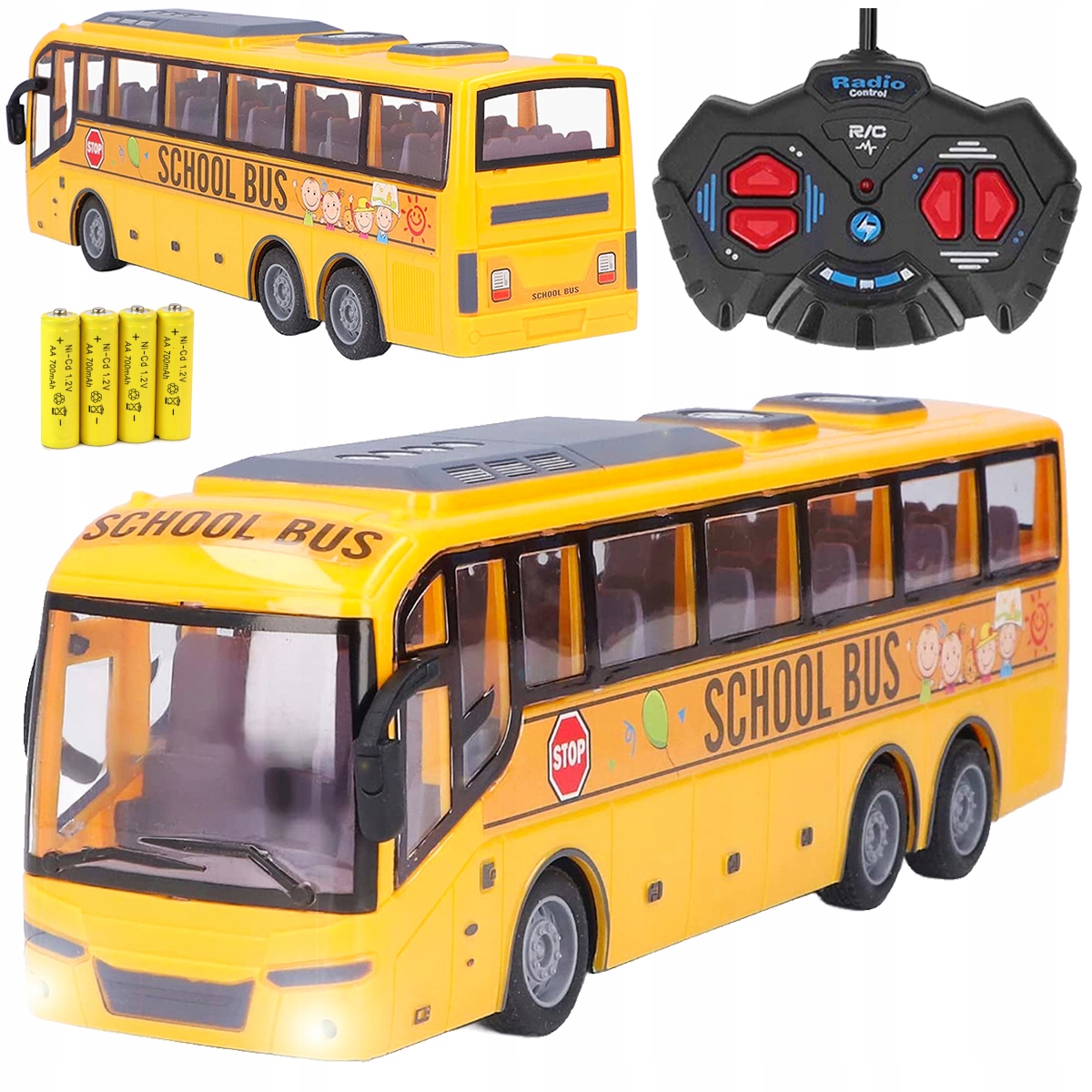

Autobus Szkolny zdalnie Sterowany światła Led Auto