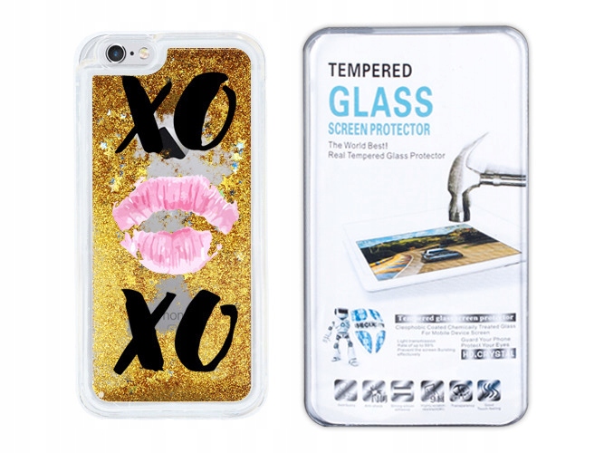 

Iphone 6 6S Etui Gwiazdki Nadruk Case Tył + Szkło