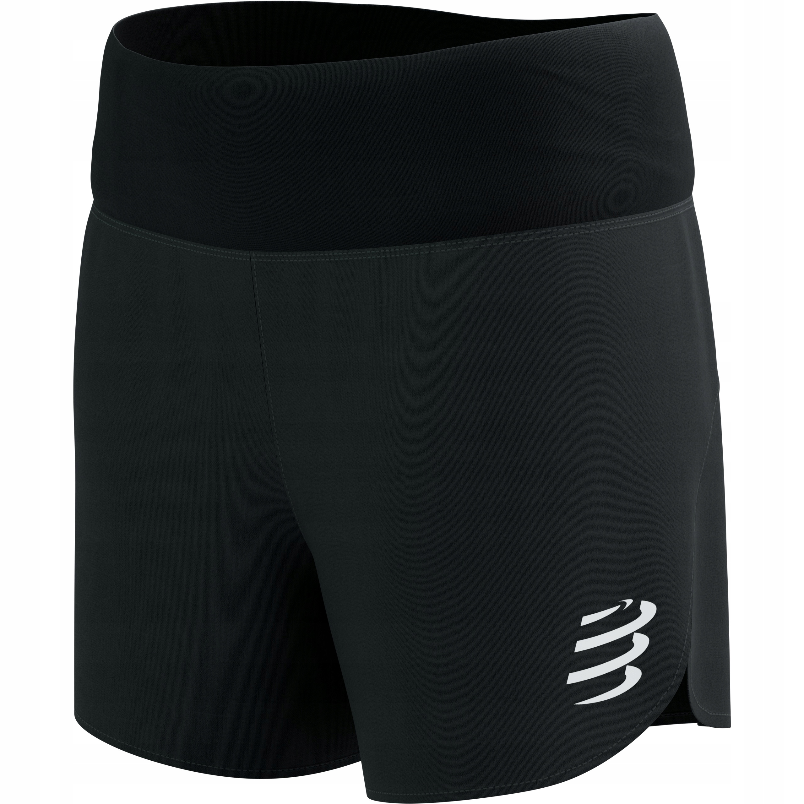 Spodenki Sportowe do Biegania Damskie Compressport Performance Short Czarne