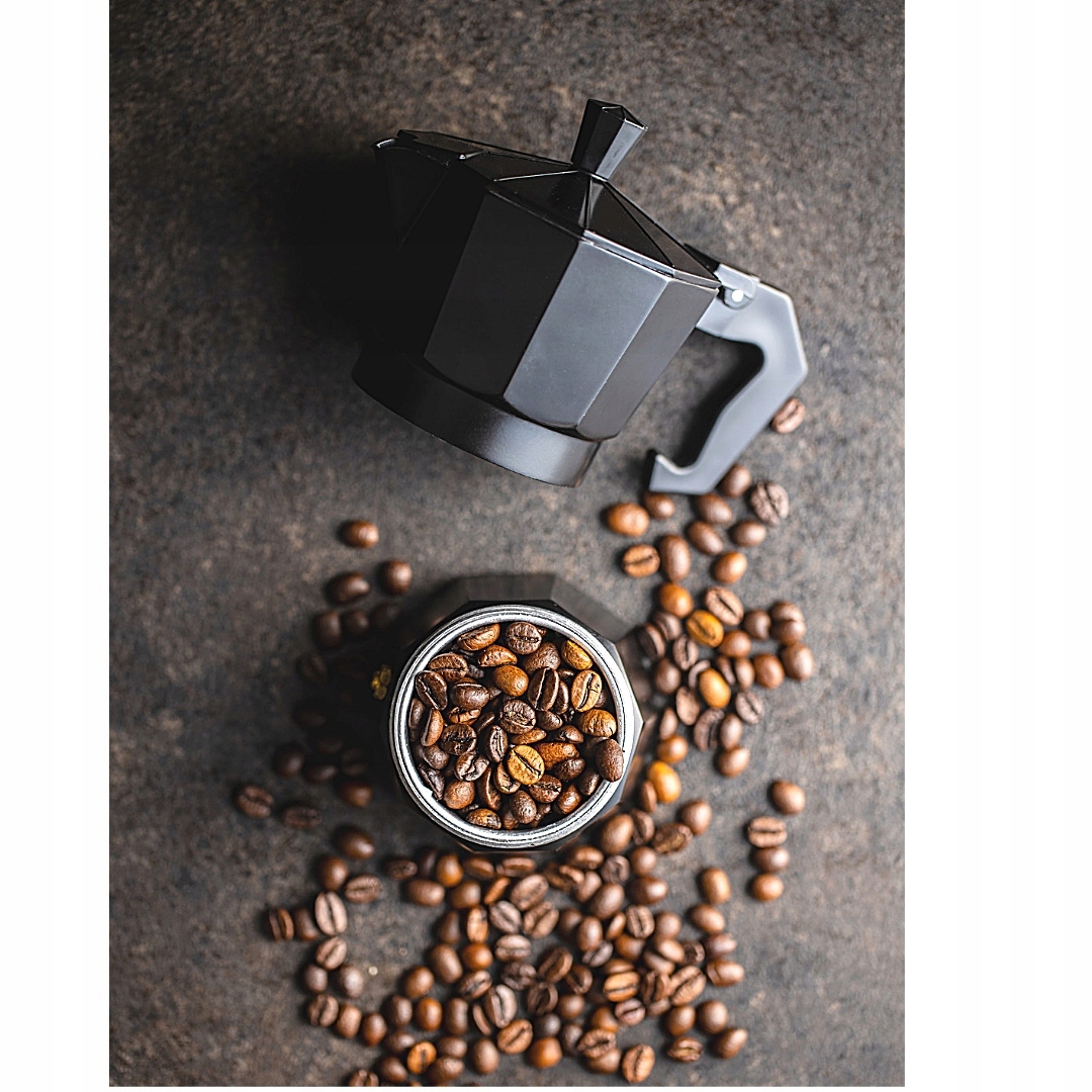 KAWIARKA WŁOSKA ZAPARZACZ DO KAWY CZARNA DUŻA 600ml Na 12 filiżanek Rodzaj kawiarka