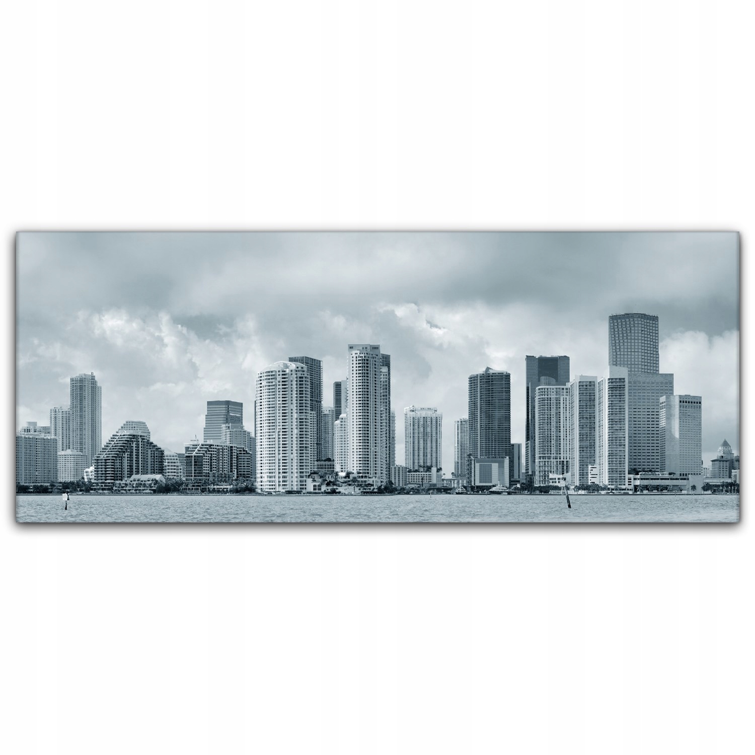 

Canvas płótno do sypialni 125x50 Miami Miasto Usa