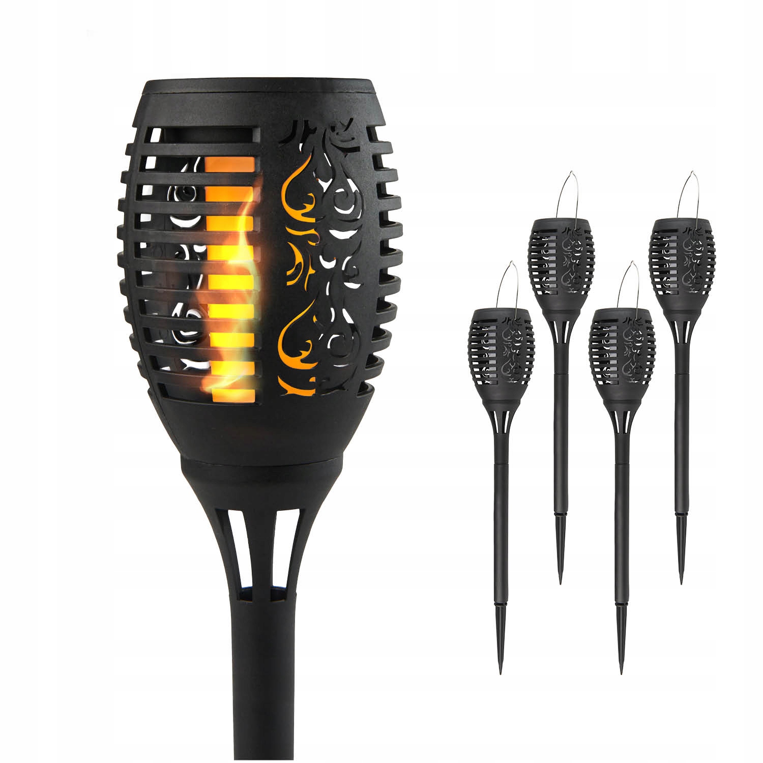 Solar LED 4x SPARKLE ogród 0,12W efekt płomienia