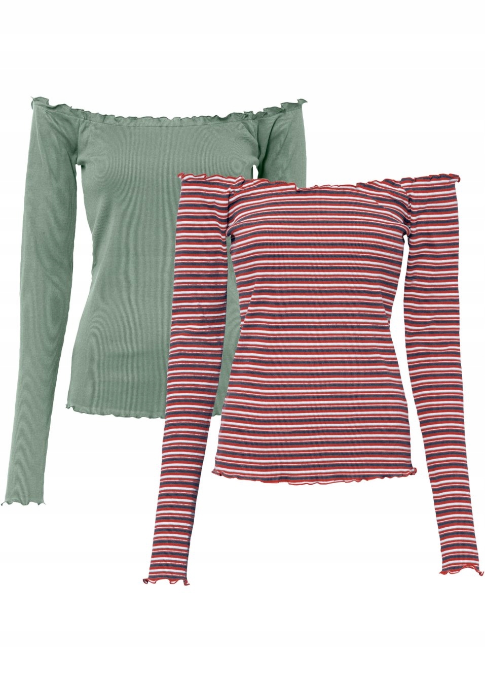 BA122 BLUZKA DAMSKA 1szt CARMEN 36/38 W PASKI