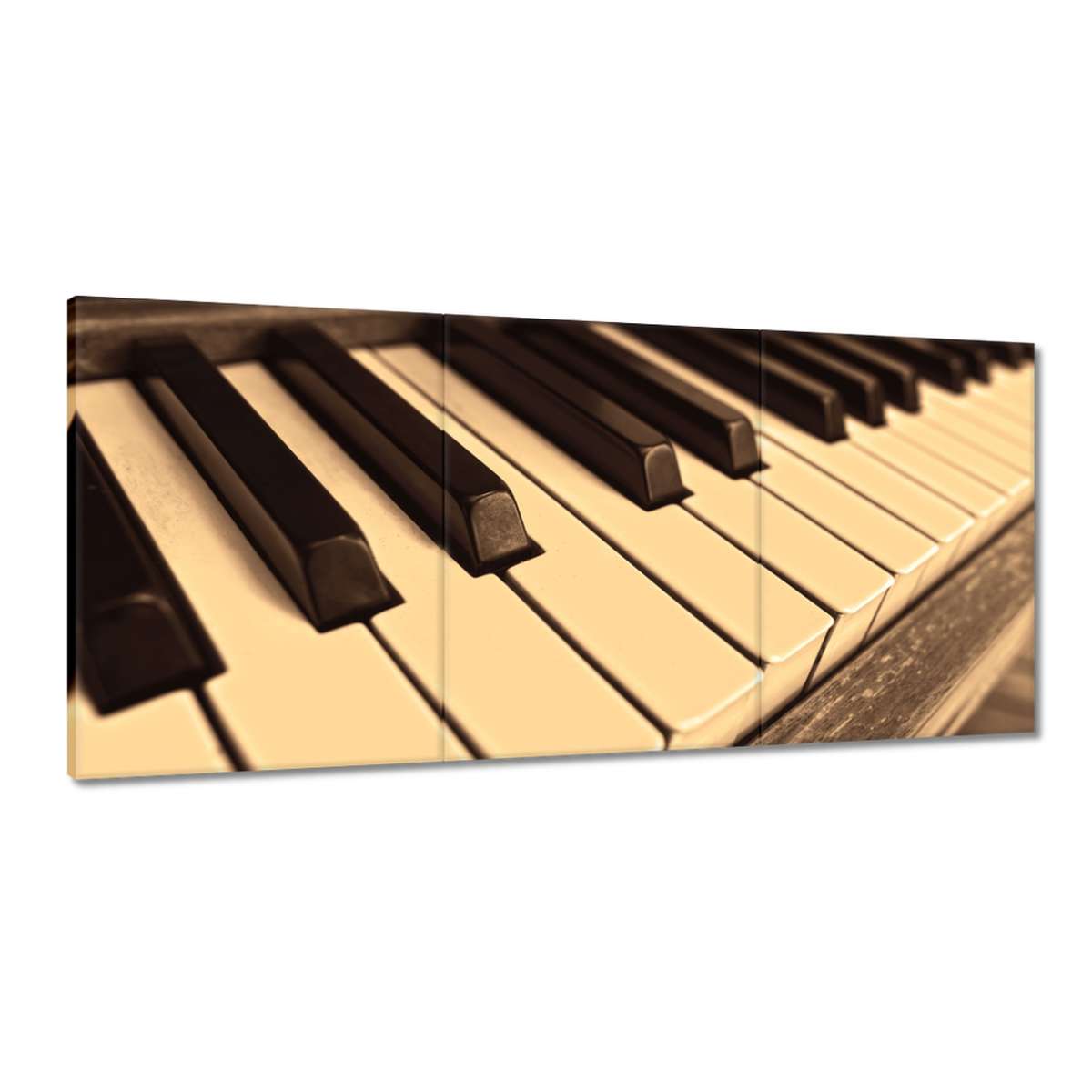 Obrazy 210x100 Klávesnica Piano