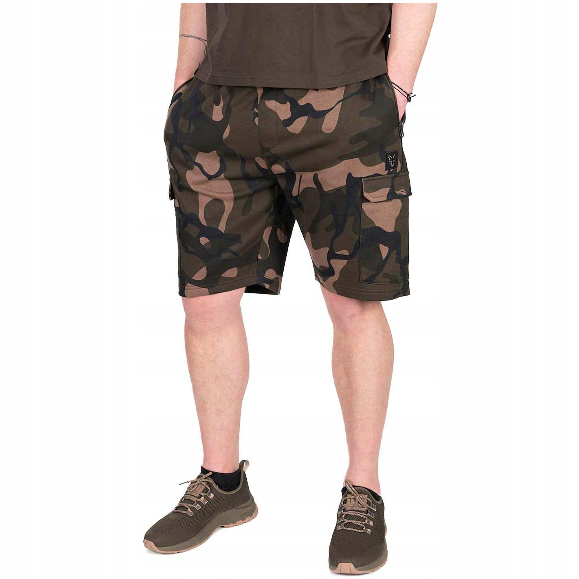 Fox Krótkie Spodenki Lw Jogger Short Camou Rozm. XL Lekkie Karpiowe
