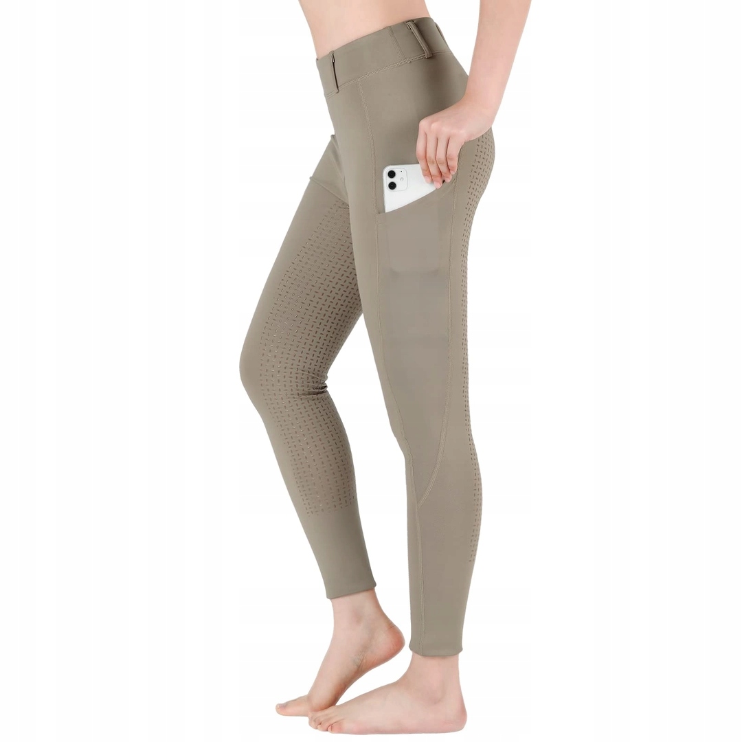 Jezdecké kalhoty Beroy Khaki pro ženy XXXL