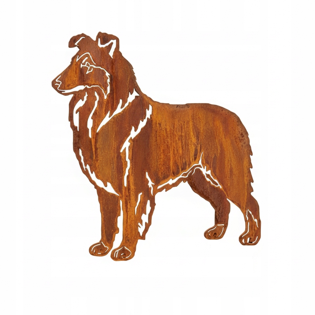 Ozdoby Do Zahrady Rostlin Zahradní Dekorace Pes Figurka Psa Kov Kolie