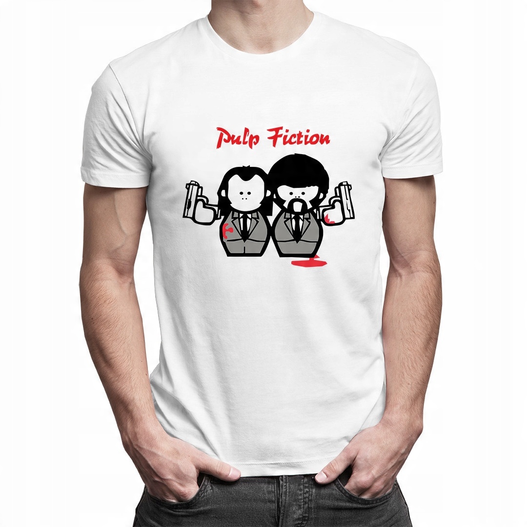 

Pulp Fiction Cartoon - koszulka męska zabawna