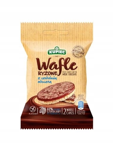 13 x Kupiec Rýžové oplatky s mléčnou čokoládou 30 g