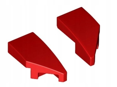 

Lego Skos zagięty 2x1 para 29119+29120 czerwony